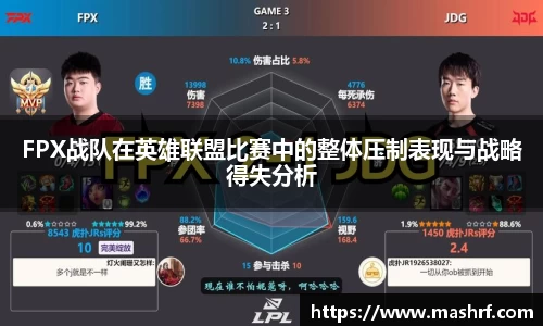 FPX战队在英雄联盟比赛中的整体压制表现与战略得失分析