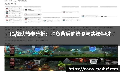 IG战队节奏分析：胜负背后的策略与决策探讨