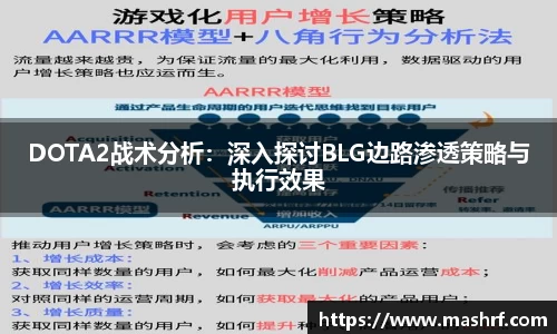 DOTA2战术分析：深入探讨BLG边路渗透策略与执行效果